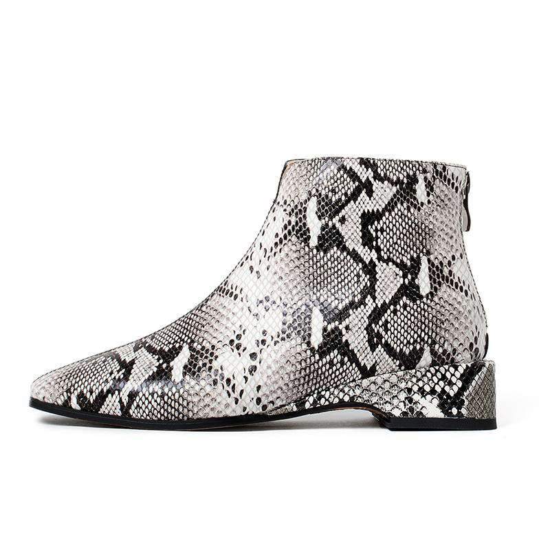 Bottines Serpent Python Plates