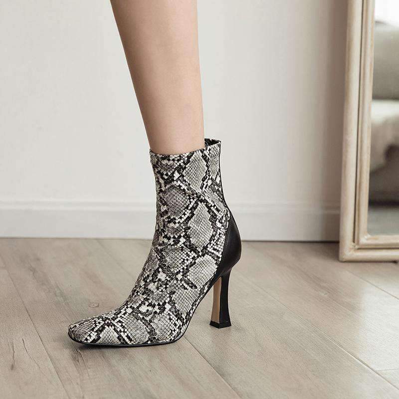 Bottines Serpent Python femme