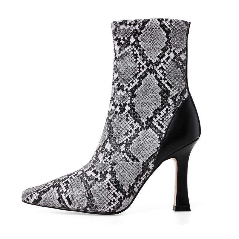 Bottines effet Serpent
