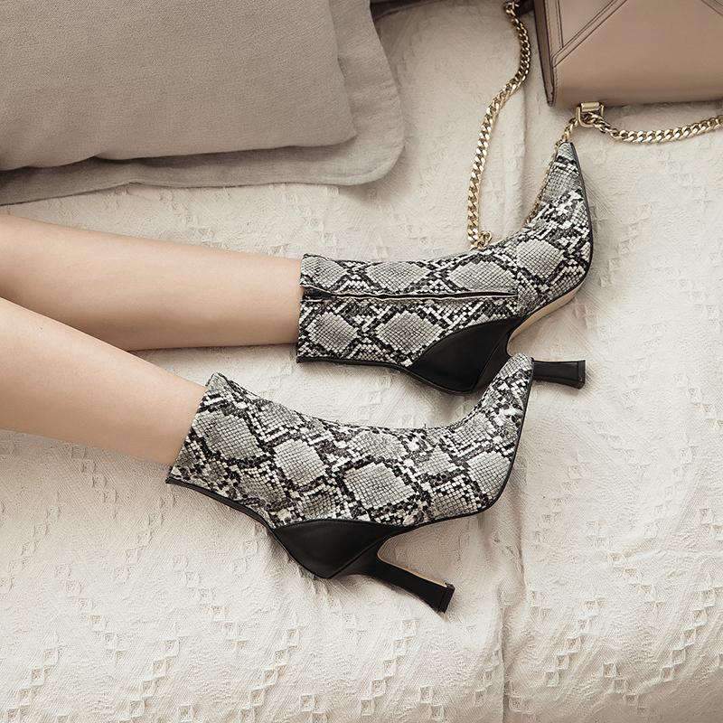 Bottines Serpent femme
