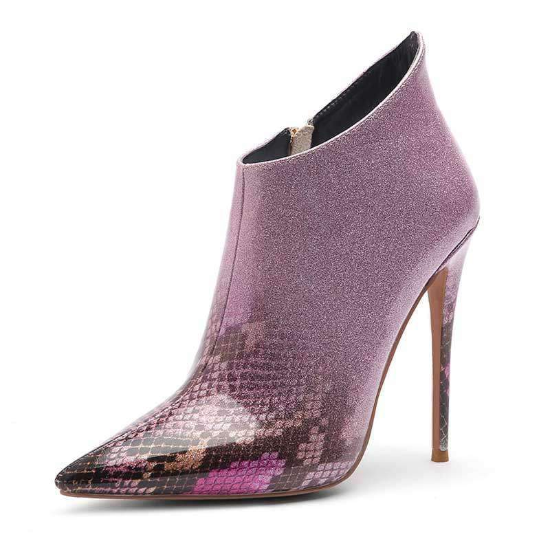 Bottines Serpent Brillante