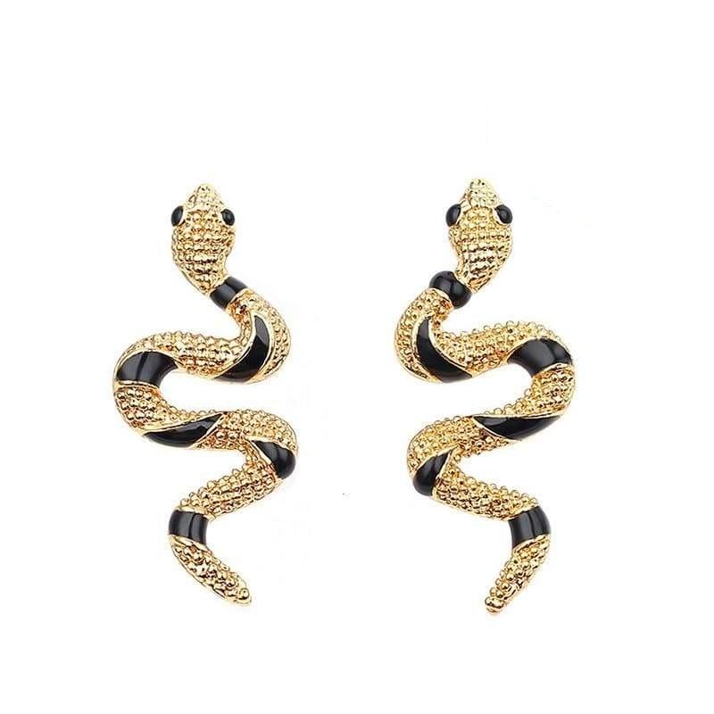 Boucles d'Oreilles Serpent Fantaisie