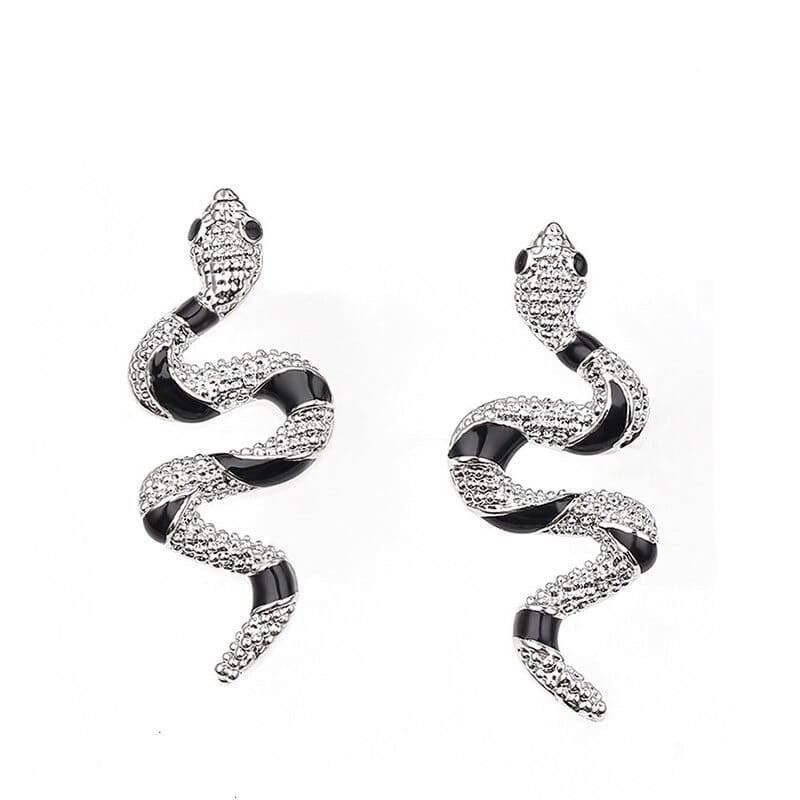 Boucles d'Oreilles Serpent Fantaisie