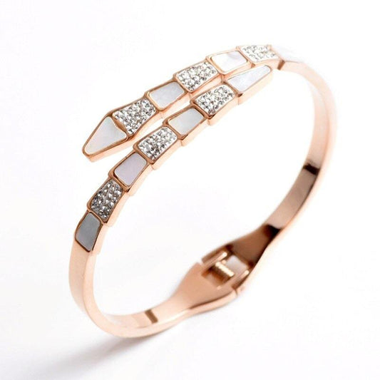 Bracelet Serpent Or Rose