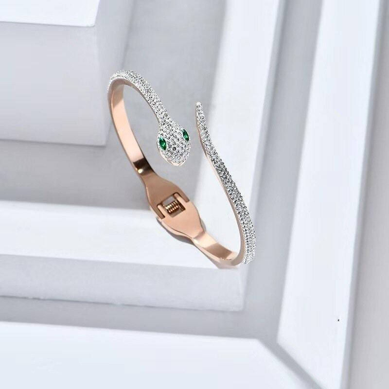 Bracelet Jonc serpent pour Femme