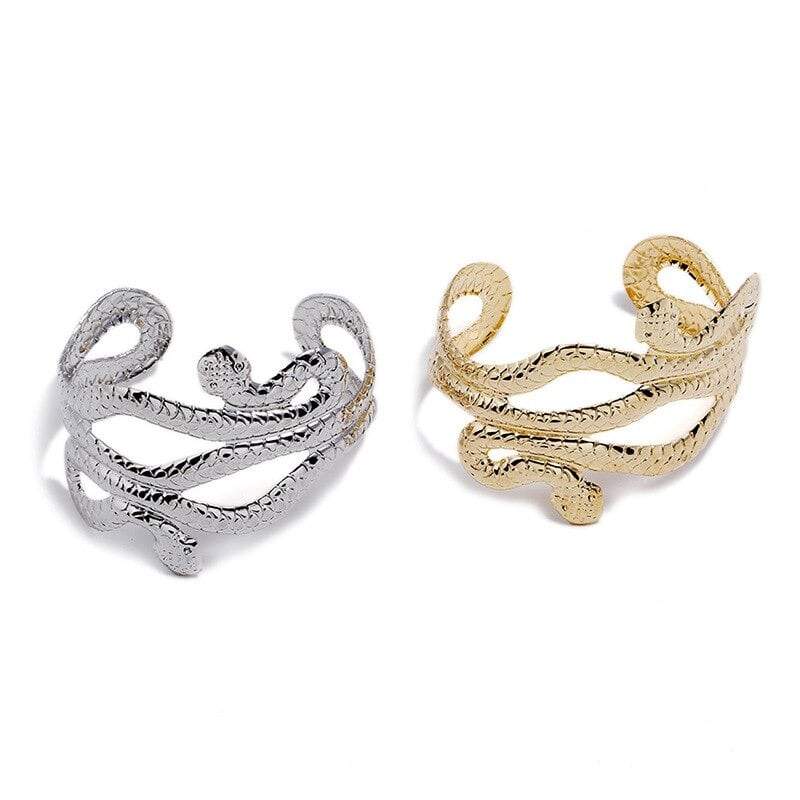 Bracelet Manchette Serpent homme