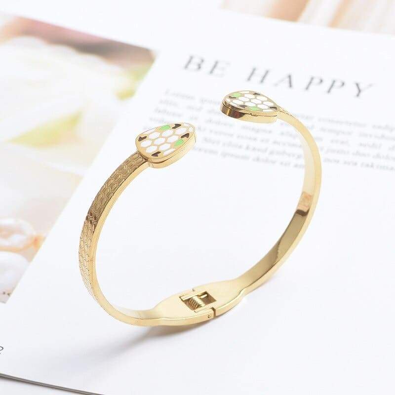 Bracelet Serpent Design Or