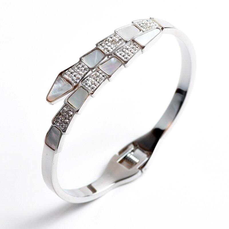 Bracelet Serpent en Acier