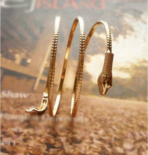 Bracelet Serpent doré
