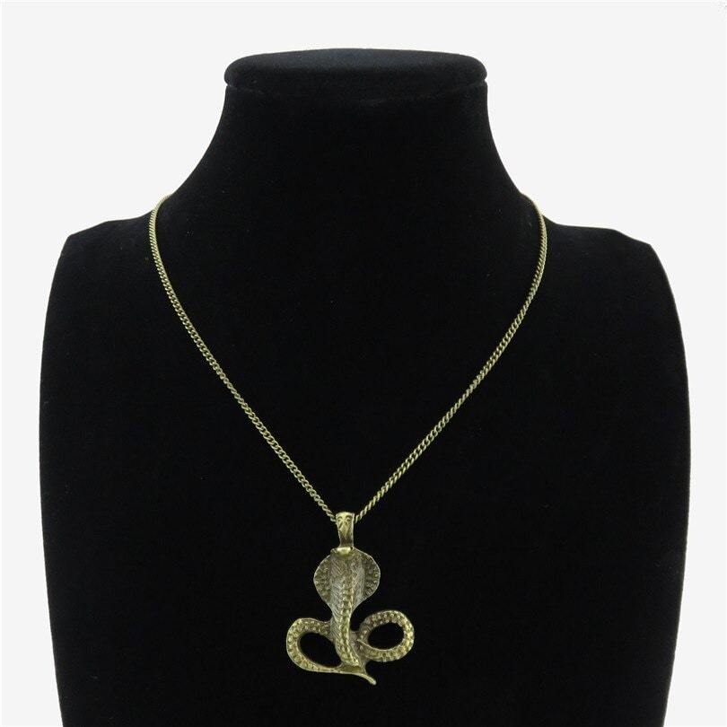 Collier Cobra doré