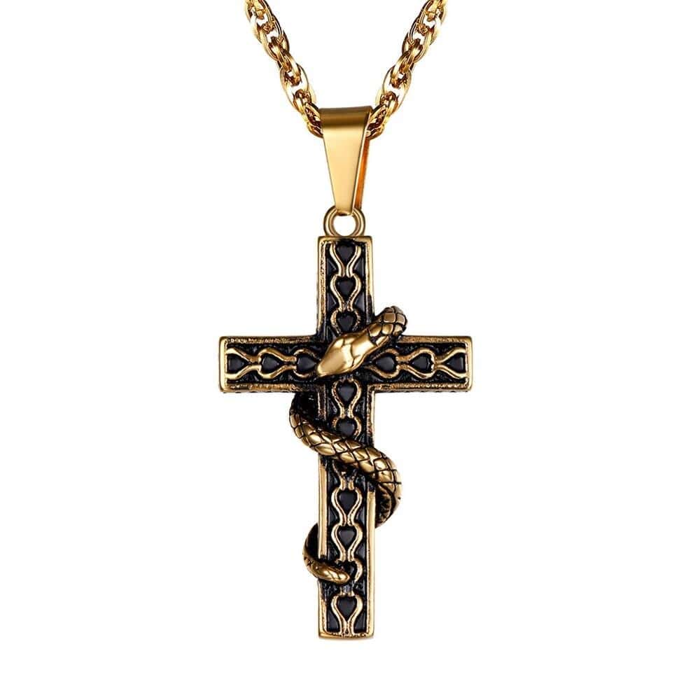 Collier Croix Or