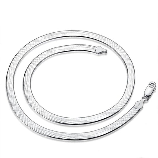 Collier Maille Serpent Argent Massif