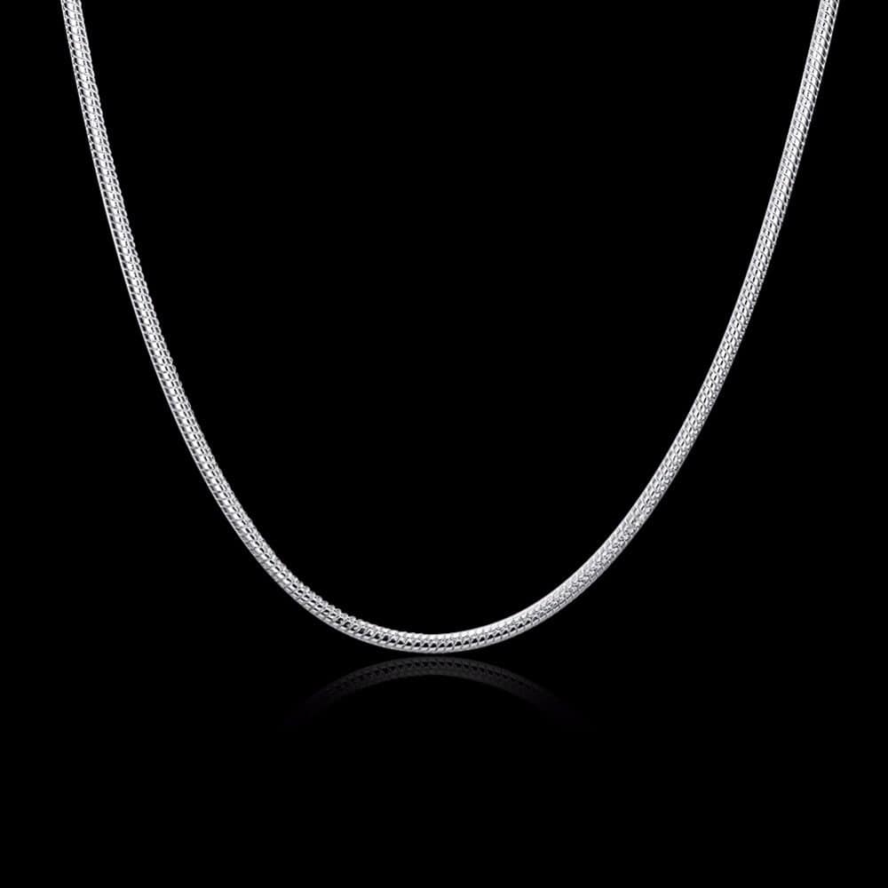 Collier Maille Serpent Argent Sterling 925