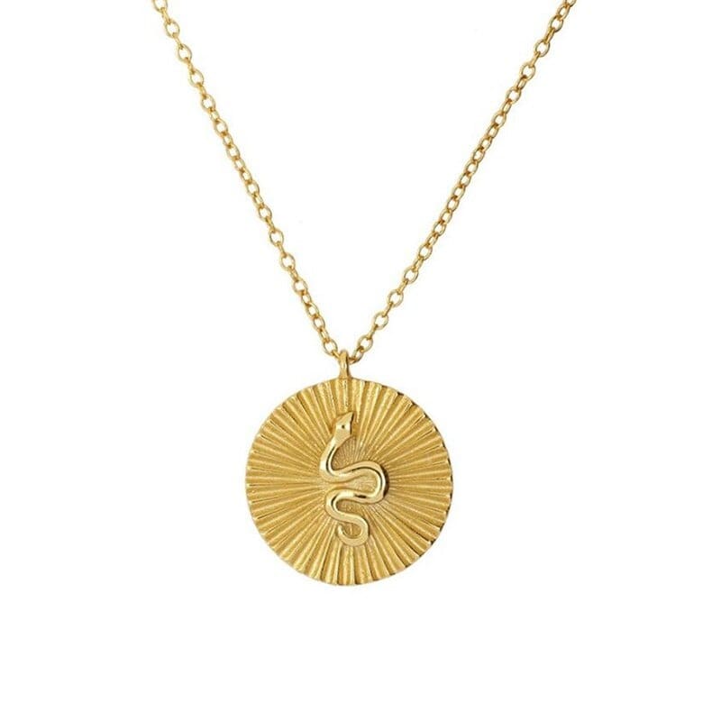 Collier Médaille Plaqué Or