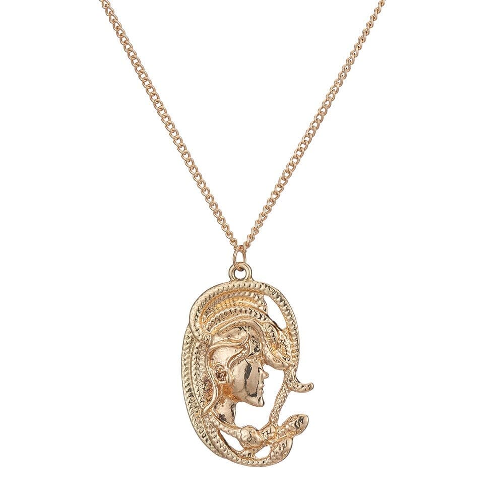 Collier Médusa Doré