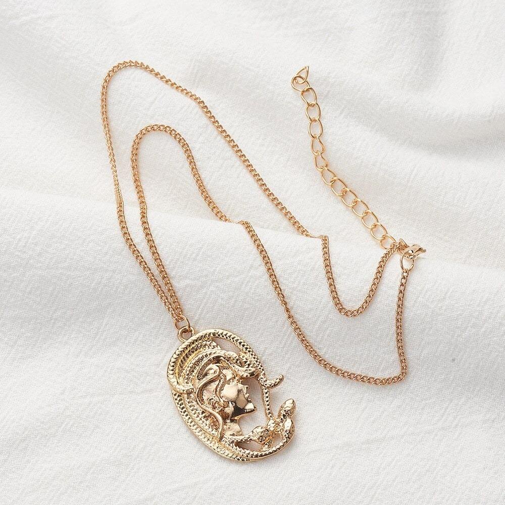 Collier Médusa femme