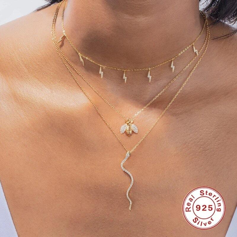 Collier Petit Serpent femme en argent