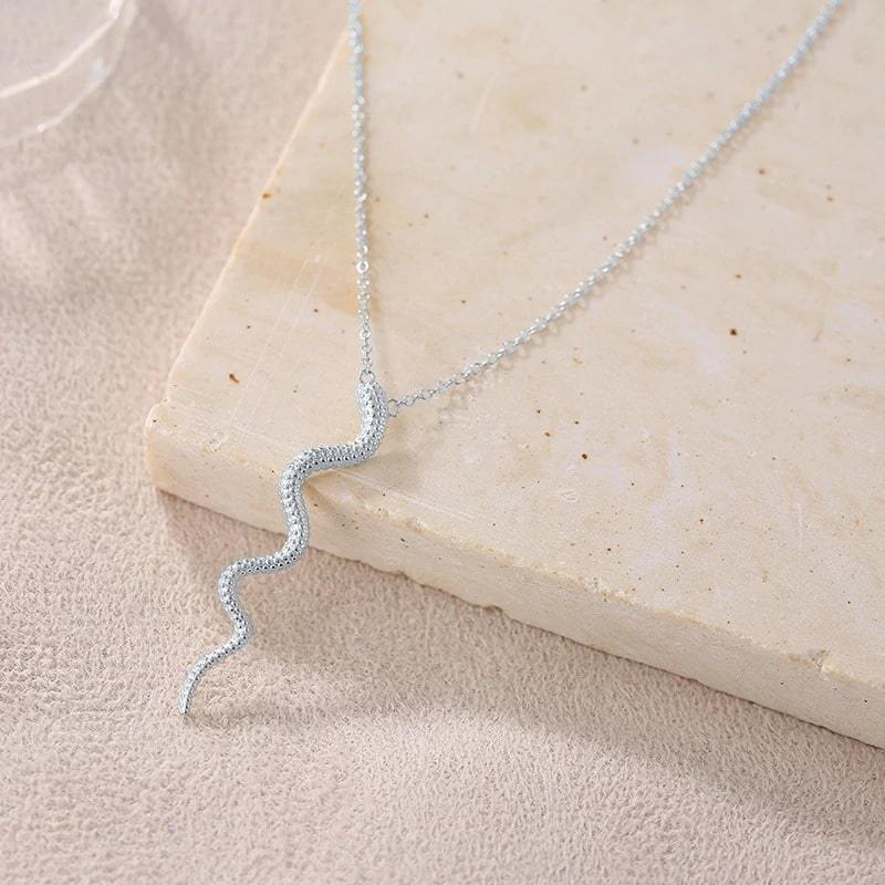 Collier Serpent en Argent
