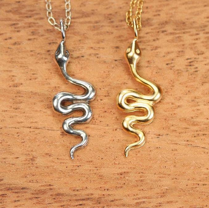 Collier Serpent Brillant