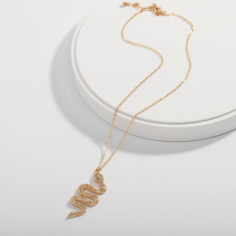 pendentif Serpent Diamant