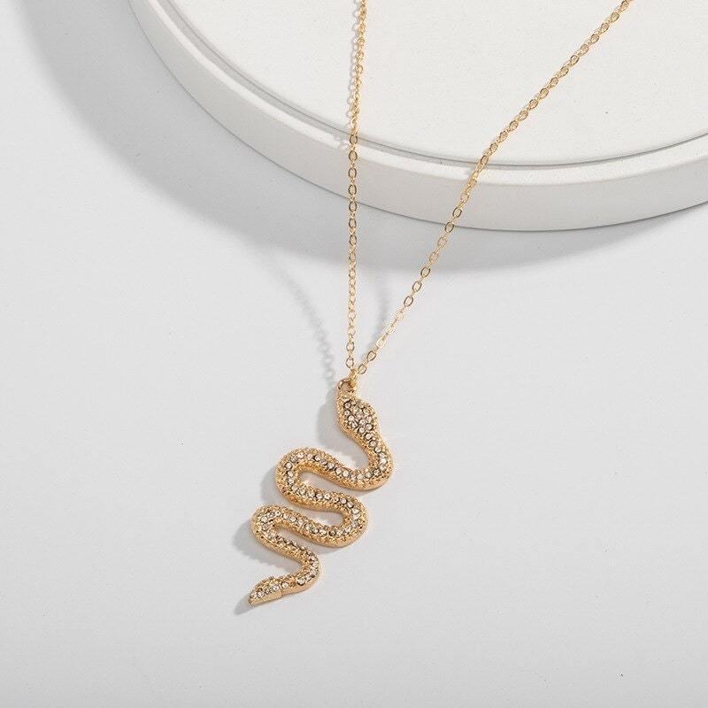 Collier Serpent Diamant femme