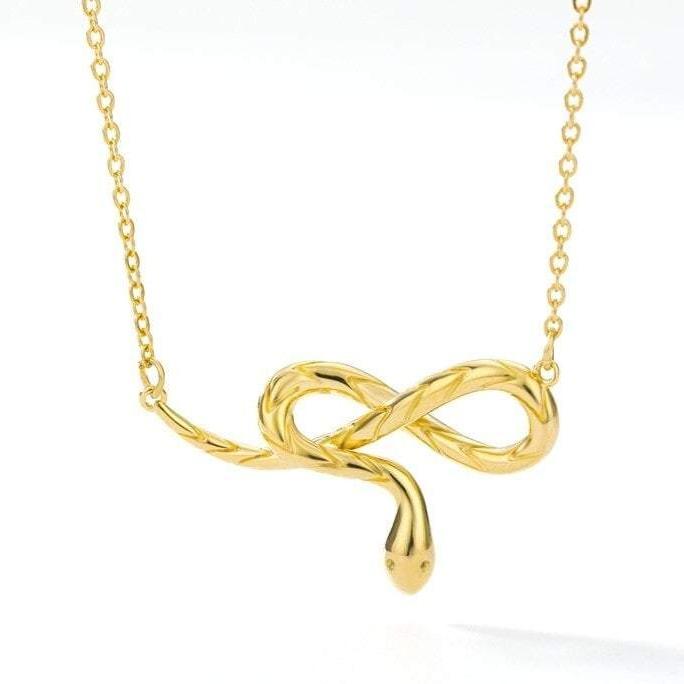 Collier Serpent Doré