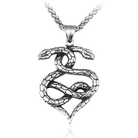 Collier Serpent Homme acier