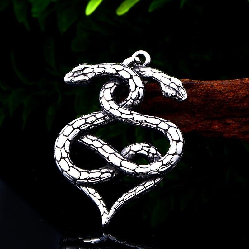 Collier Serpent en Nœud
