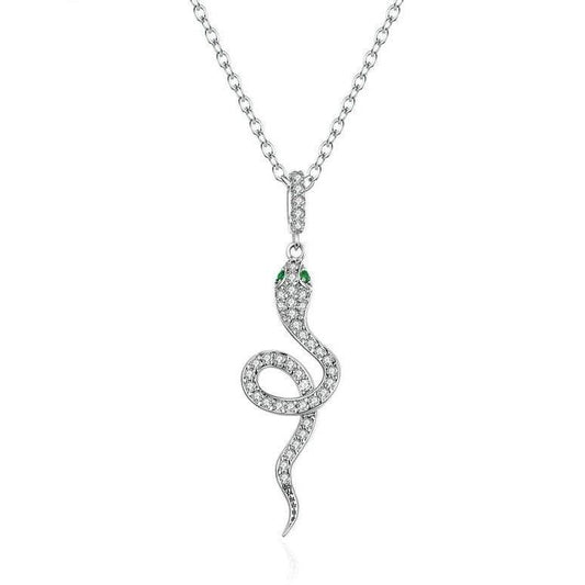 Collier Serpent Femme Argent