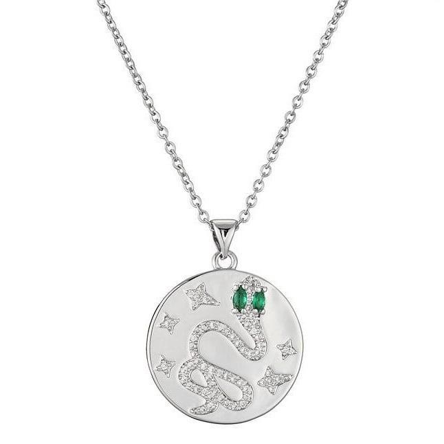 Collier Serpent Métaille Argent