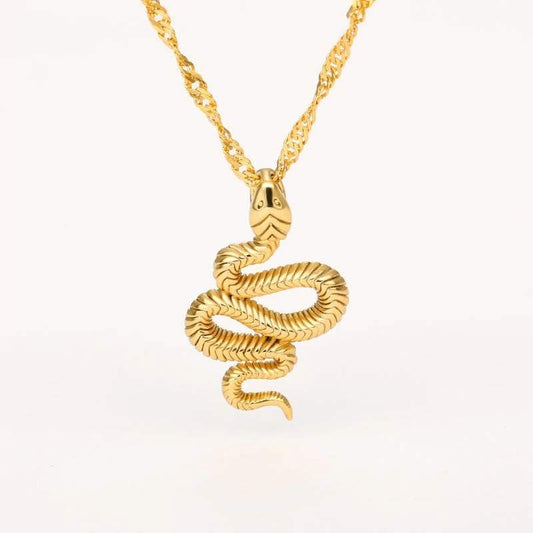 Collier Serpent Or