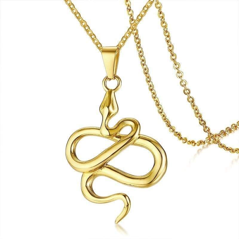 Collier Serpent Or Homme