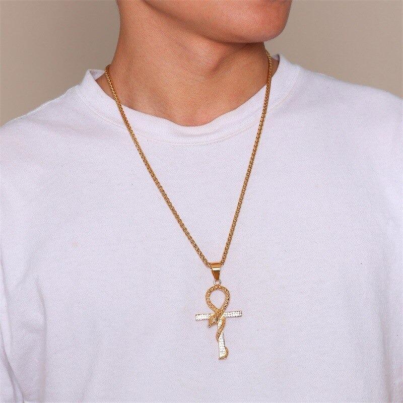 Pendentif Croix Ankh homme