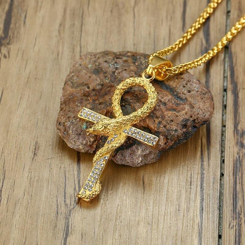 collier Croix Ankh