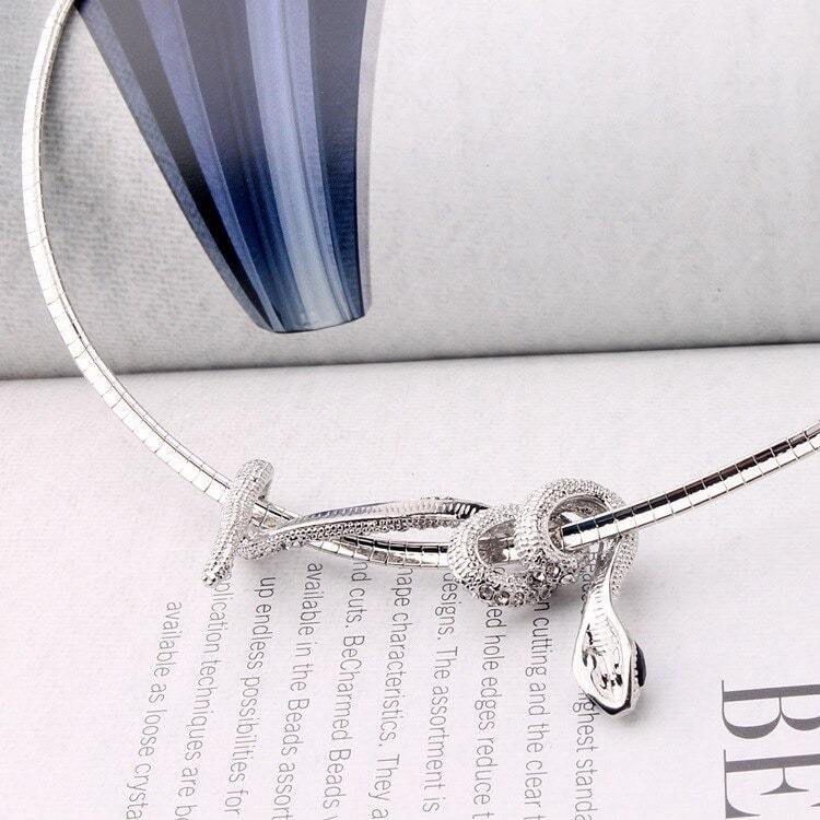 Collier Serpent Ras-de-Cou Argent