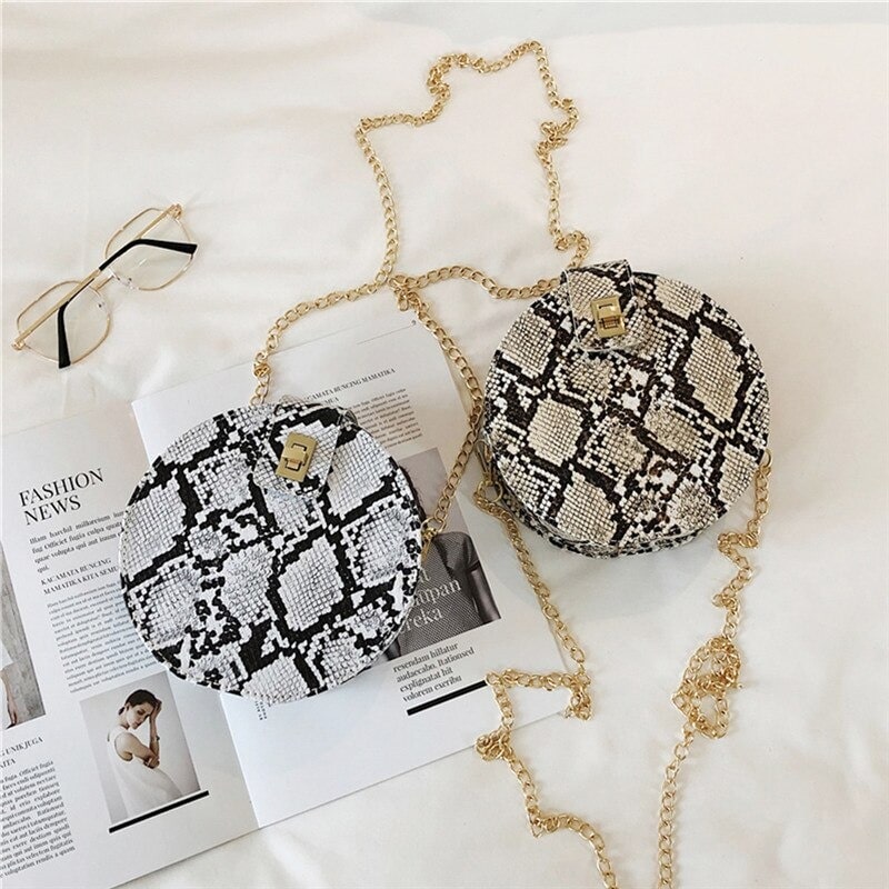 Sac Rond Serpent femme