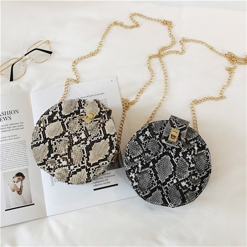 Sac Rond Serpent pour femme