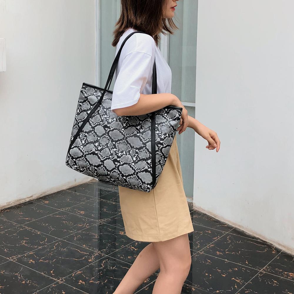 Sac Cabas Serpent noir