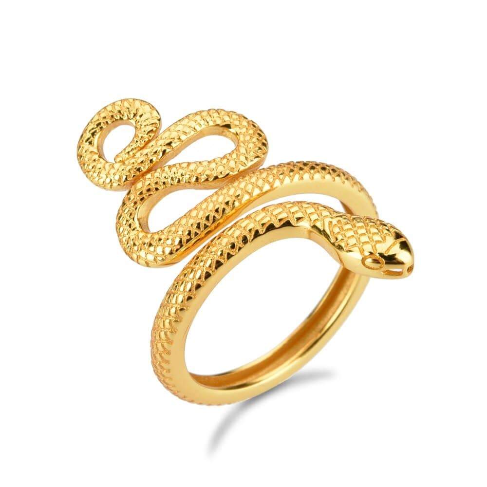 Bague Serpent/cobra Originale Taille 8 - Alliage Plaqué Or Gris, Neuve Avec étiquettes