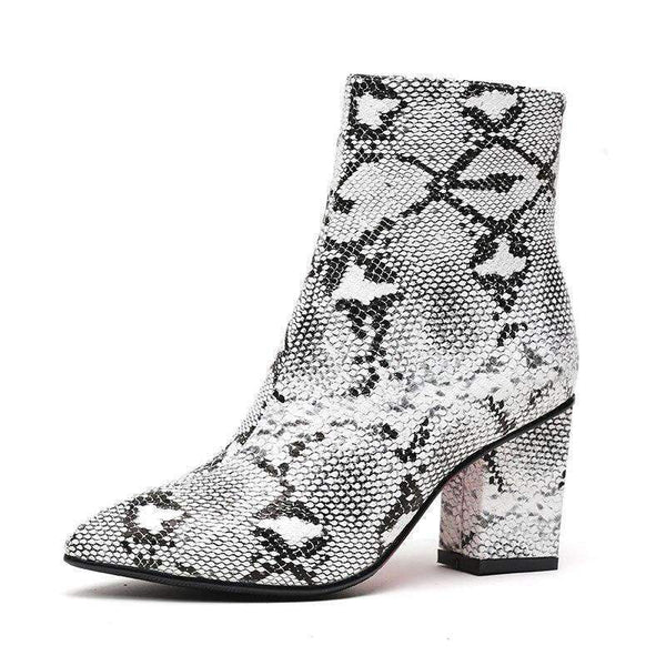 Bottines python shops femme