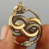 Collier Serpent Viking en or
