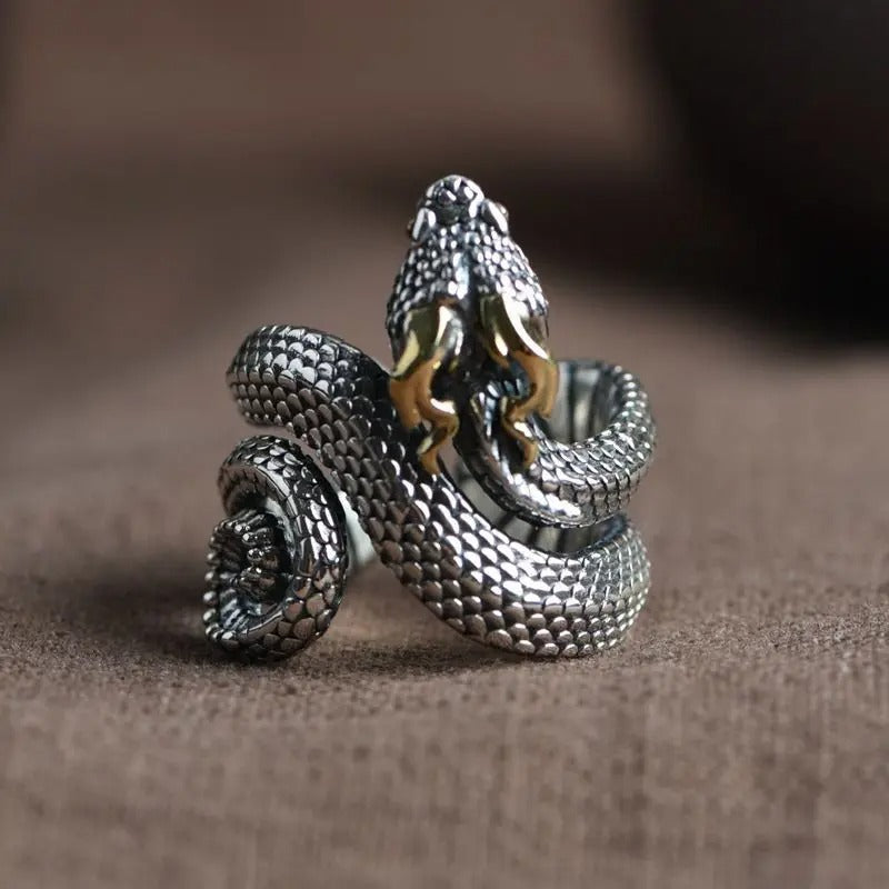 Bague Serpent Homme 