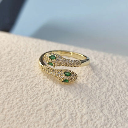 Bague Serpent Femme  doré
