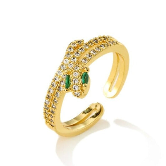 Bague Serpent originale chic dorée