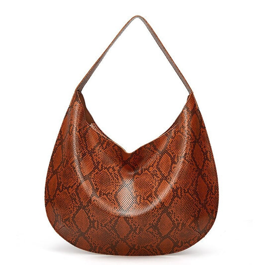 Sac Fourre-Tout Serpent Marron