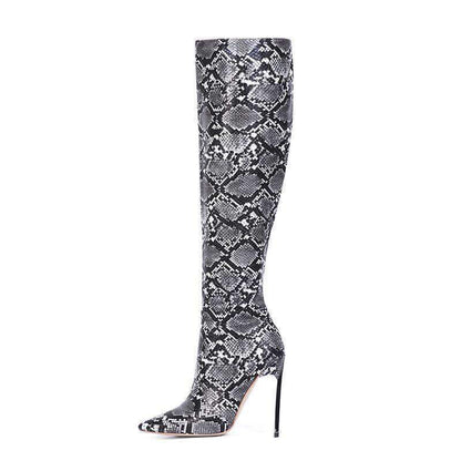 Cuissardes Motif Serpent noir et blanc