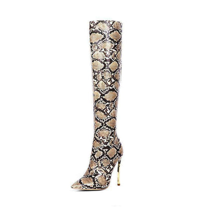 Cuissardes Motif Serpent marron