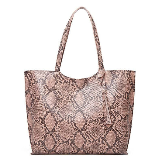 Sac Cabas Serpent Rose