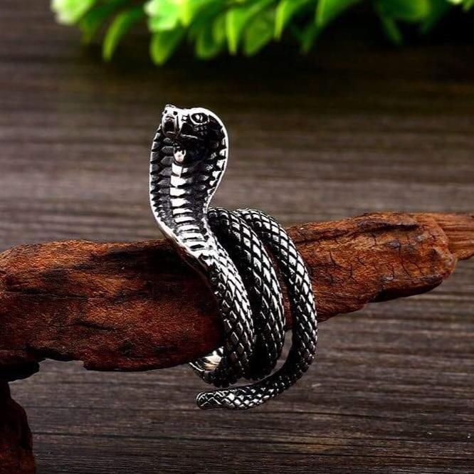Bague acier Cobra