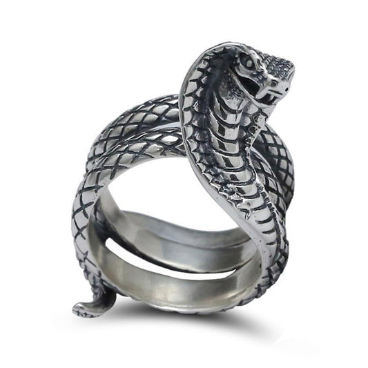 Bague Cobra Argent